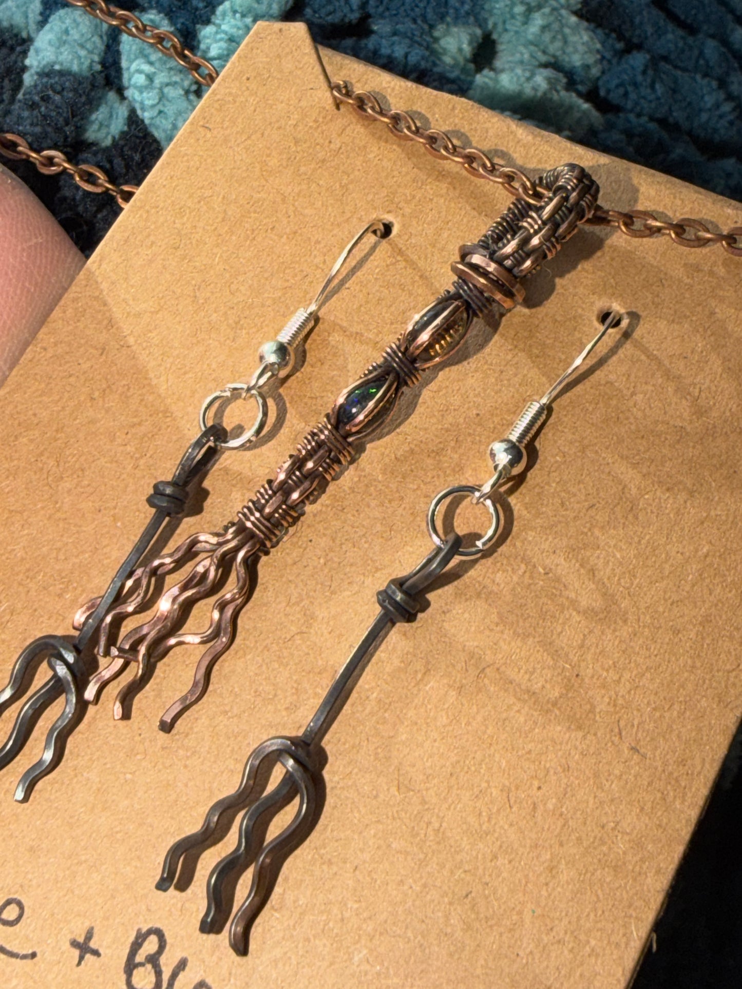 Citrine & Opal Witches Broom Gift Set