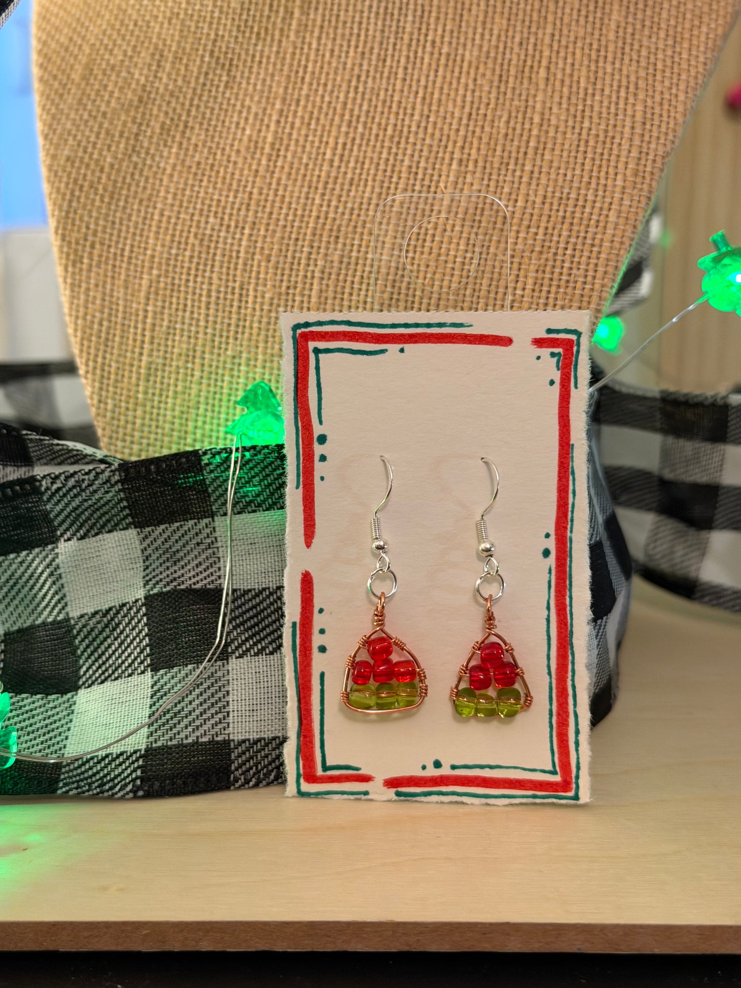 Watermelon Slice Earrings