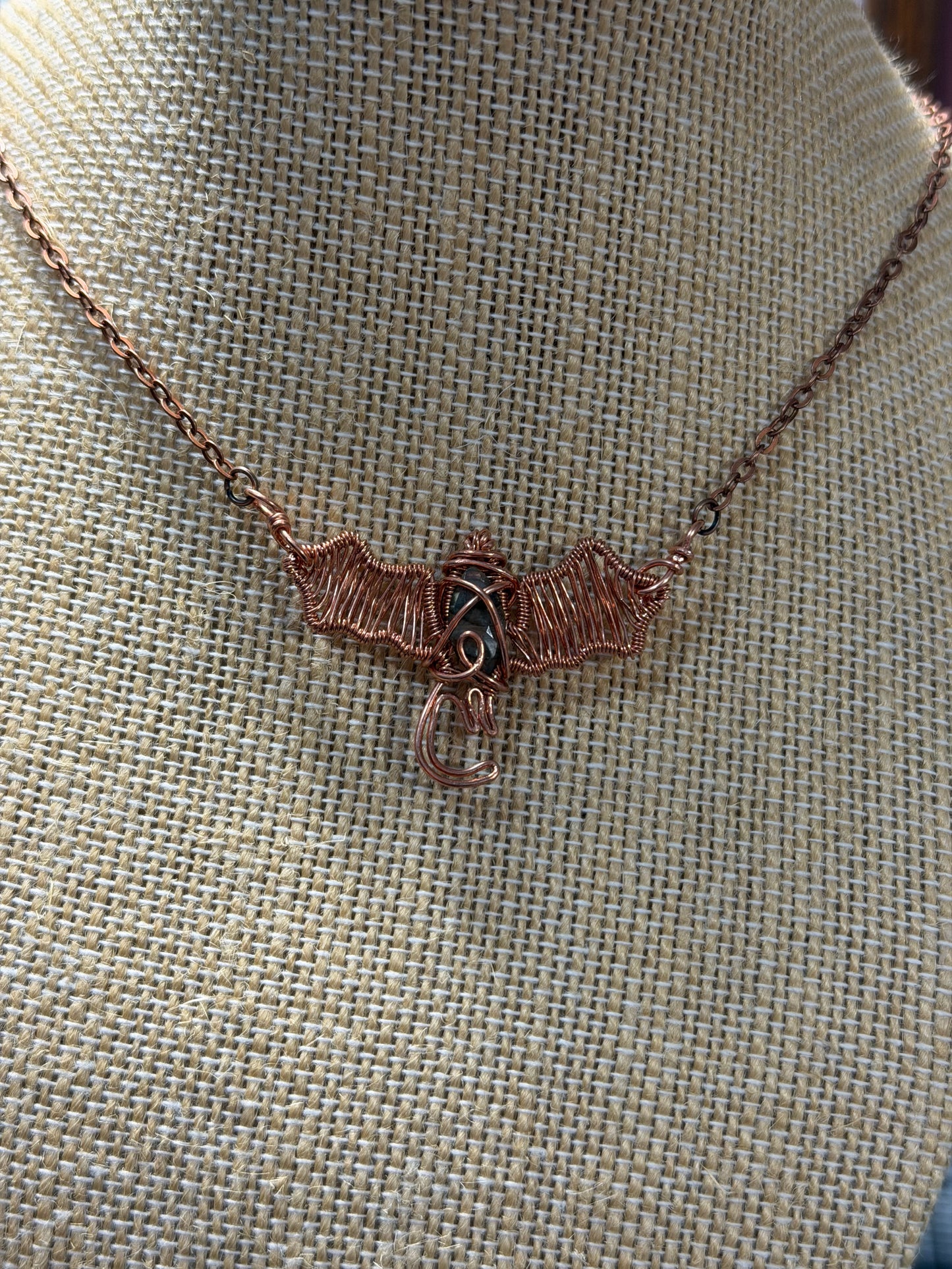 Labradorite Dragon Pendant