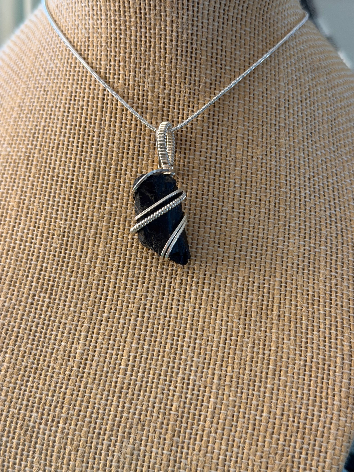 .925 S.S. Black Tourmaline