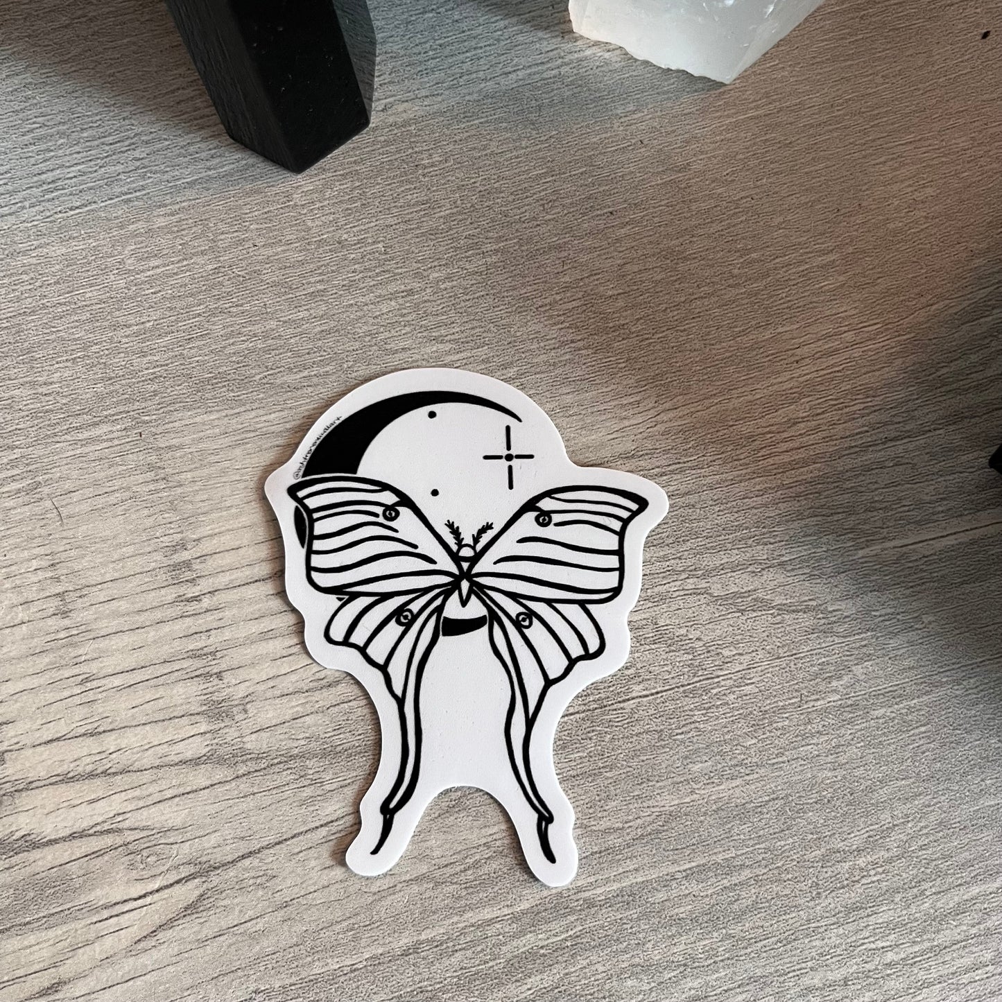 Luna Moth Sticker