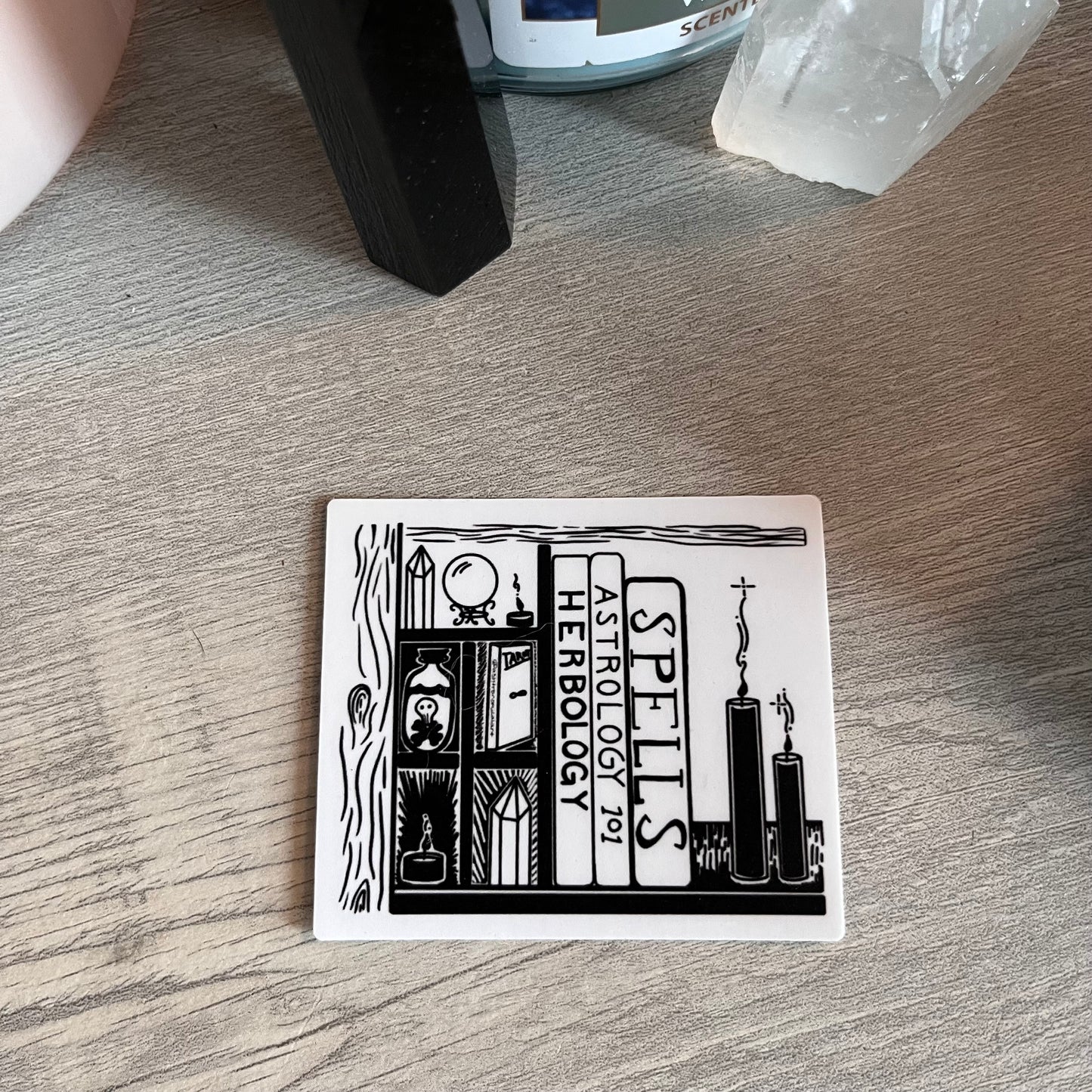 Witchy Bookcase Sticker