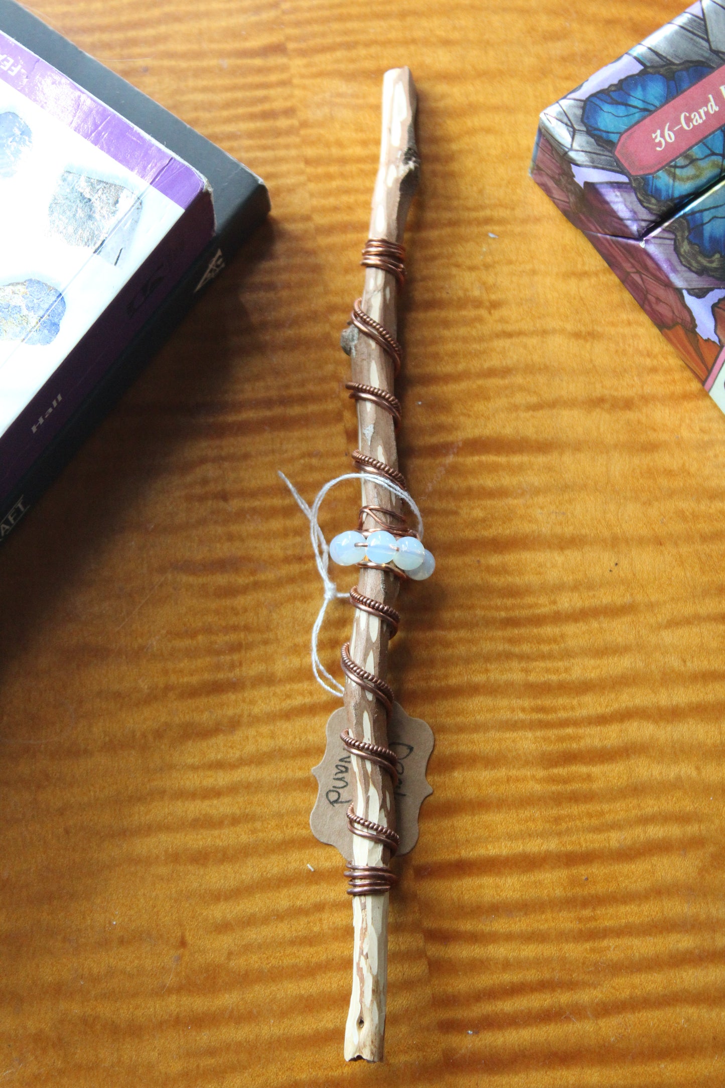 Opalite Northwestern Red Cedar Wand