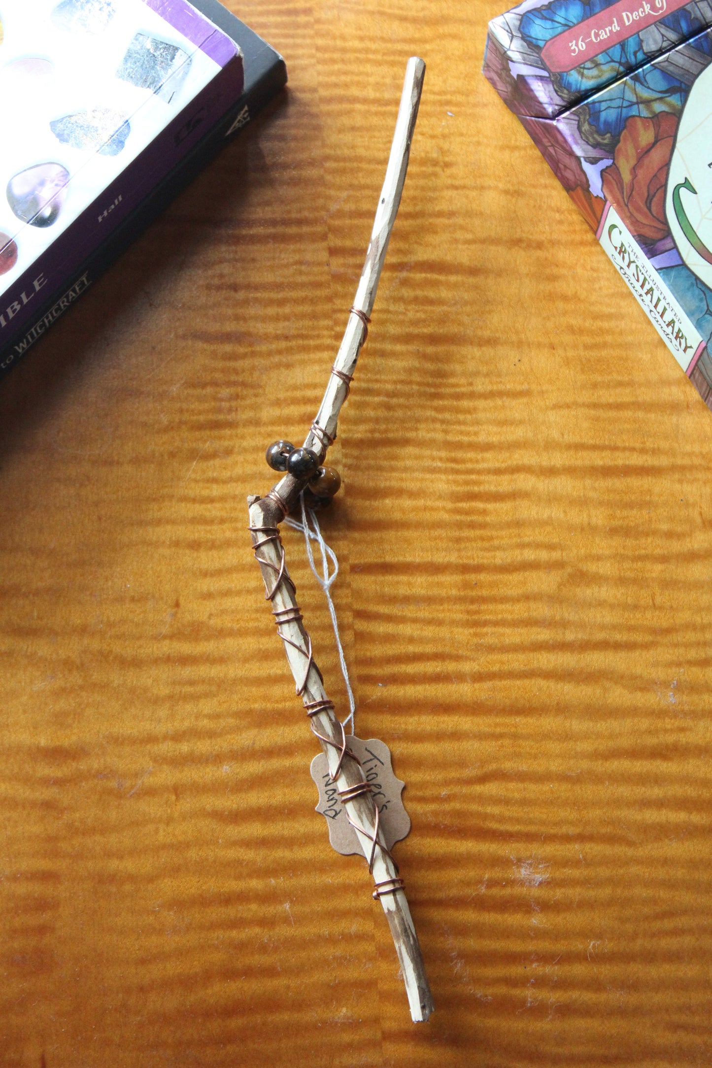 Tiger's Eye Maple Wand