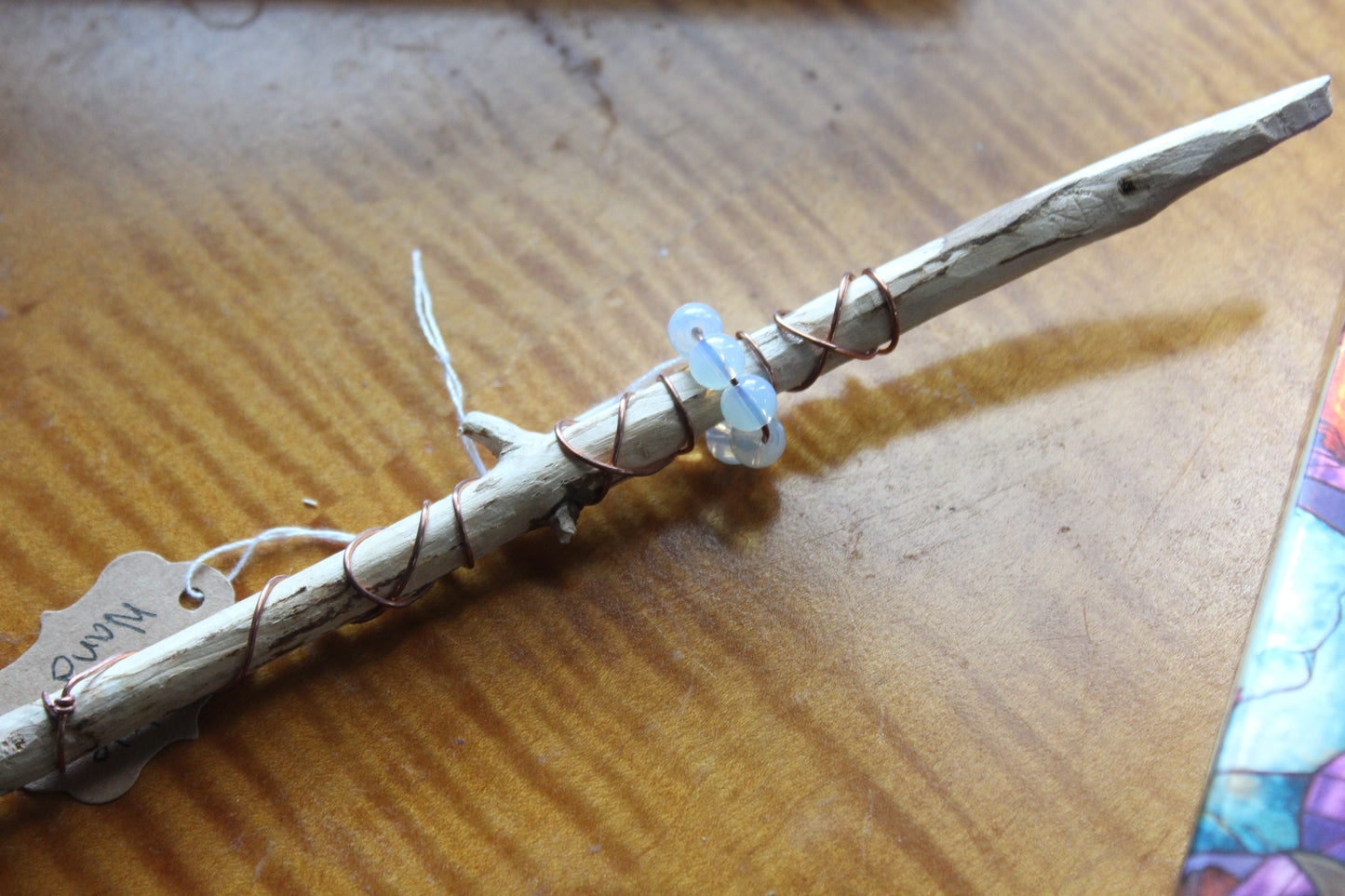 Opalite Maple Wand
