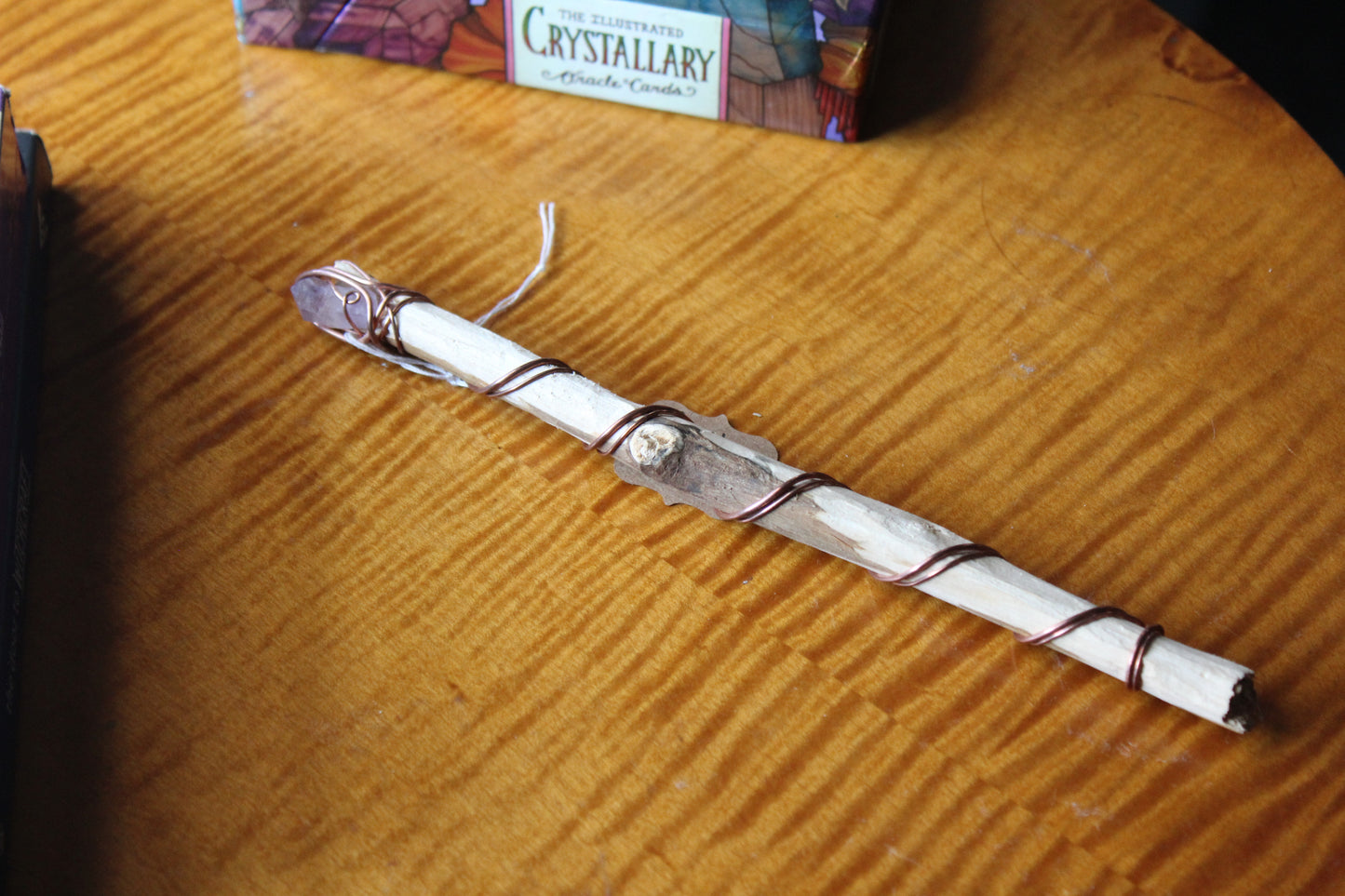 Amethyst Maple Wand