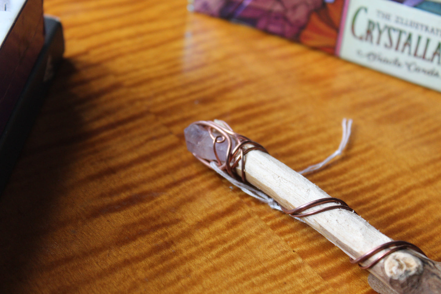 Amethyst Maple Wand