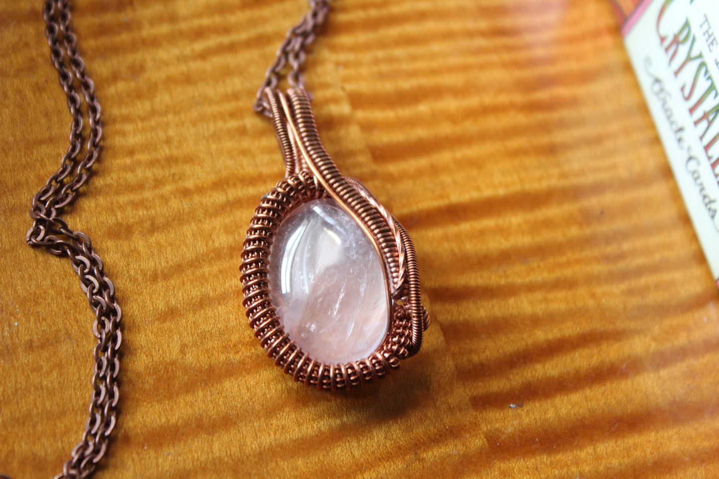 Rose Quartz Heady Pendant