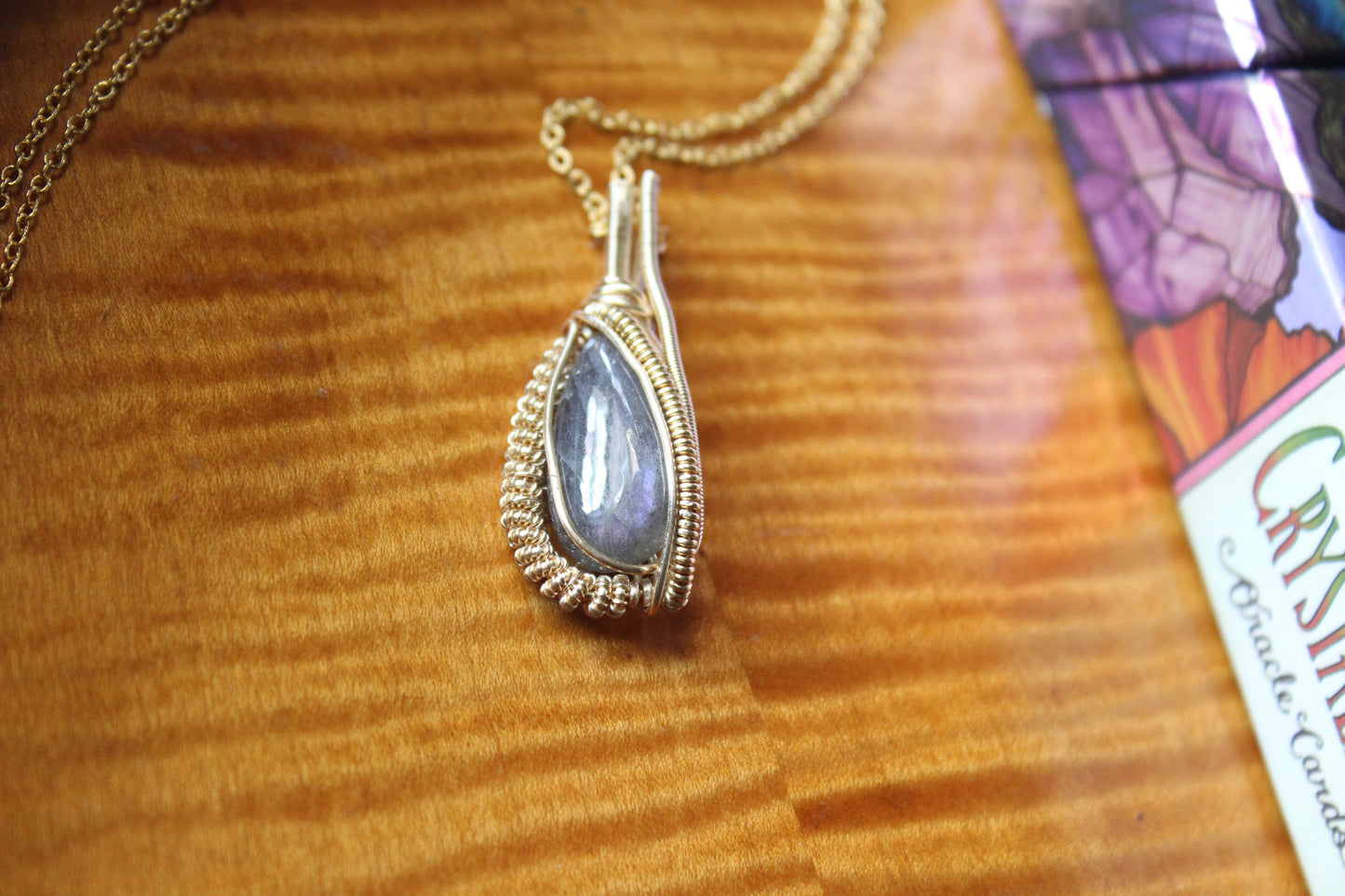 *RARE* Purple Labradorite Heady Pendant