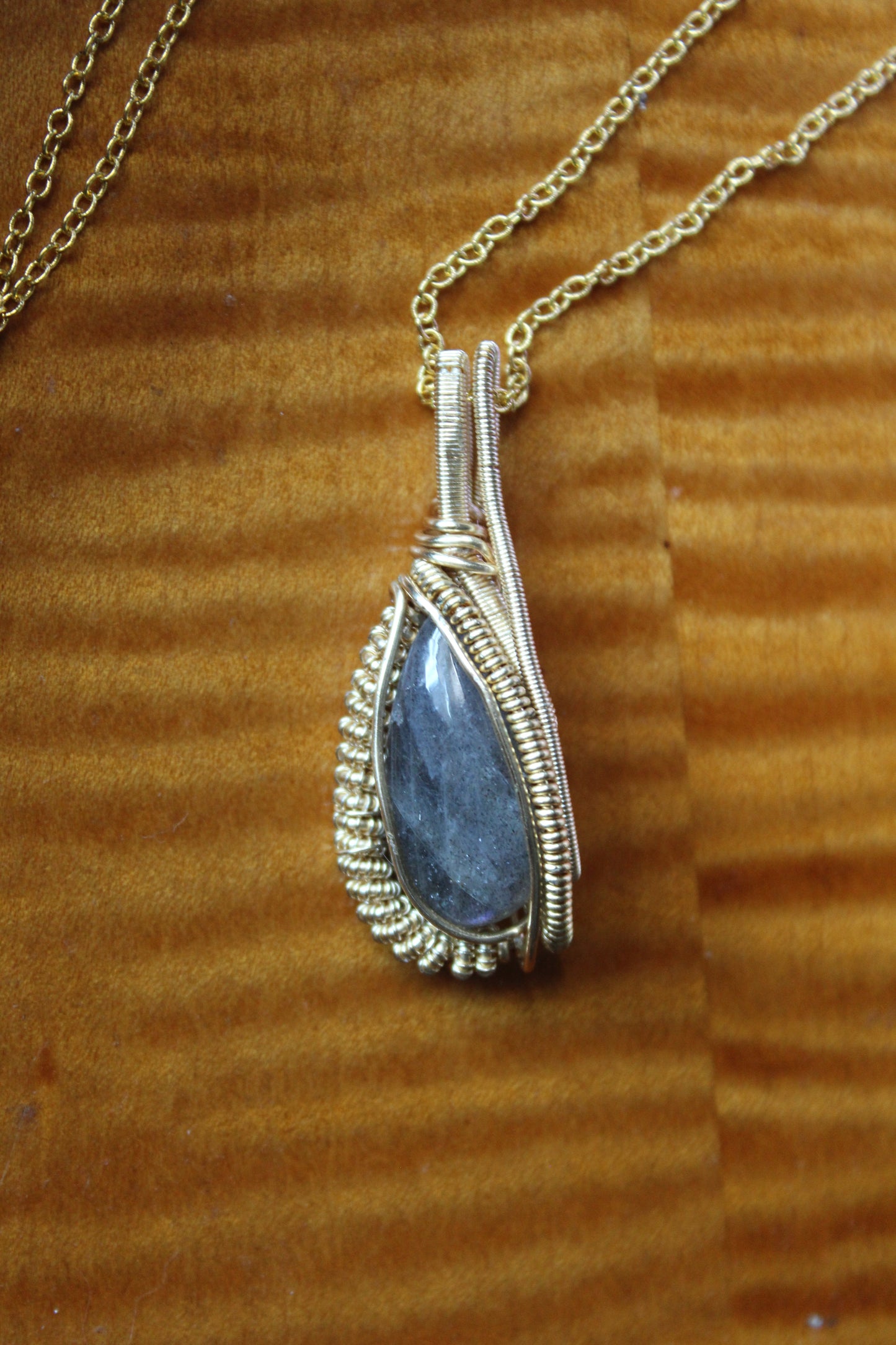 *RARE* Purple Labradorite Heady Pendant