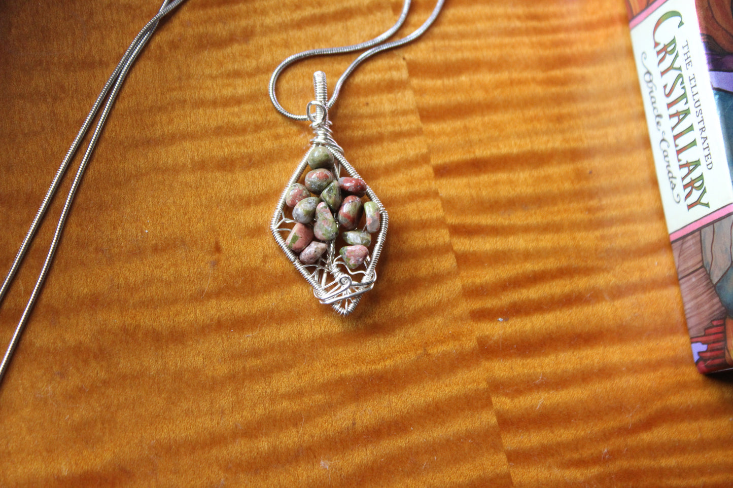 Unakite Tree of Life Pendant