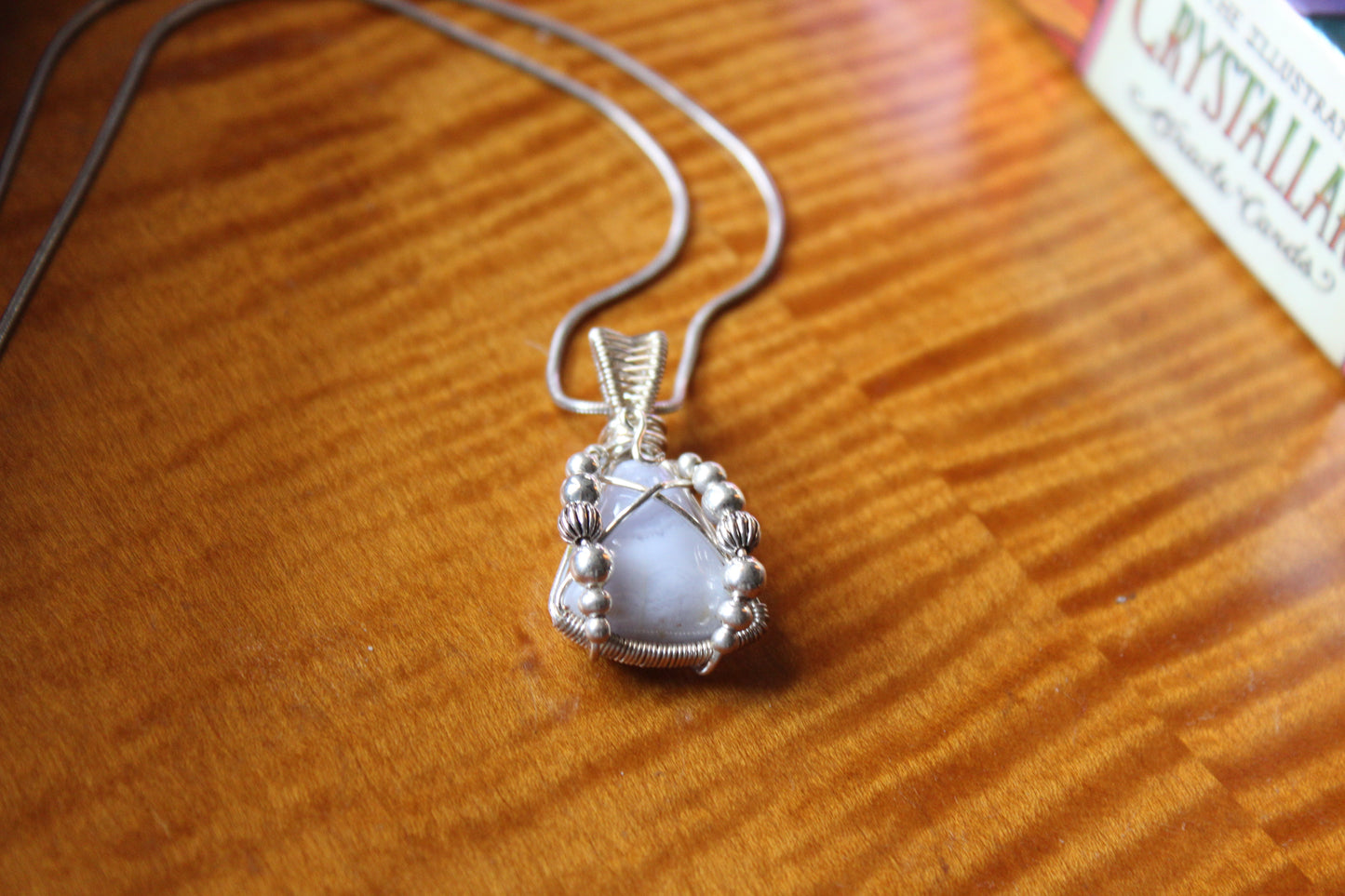 Blue Lace Agate Pendant