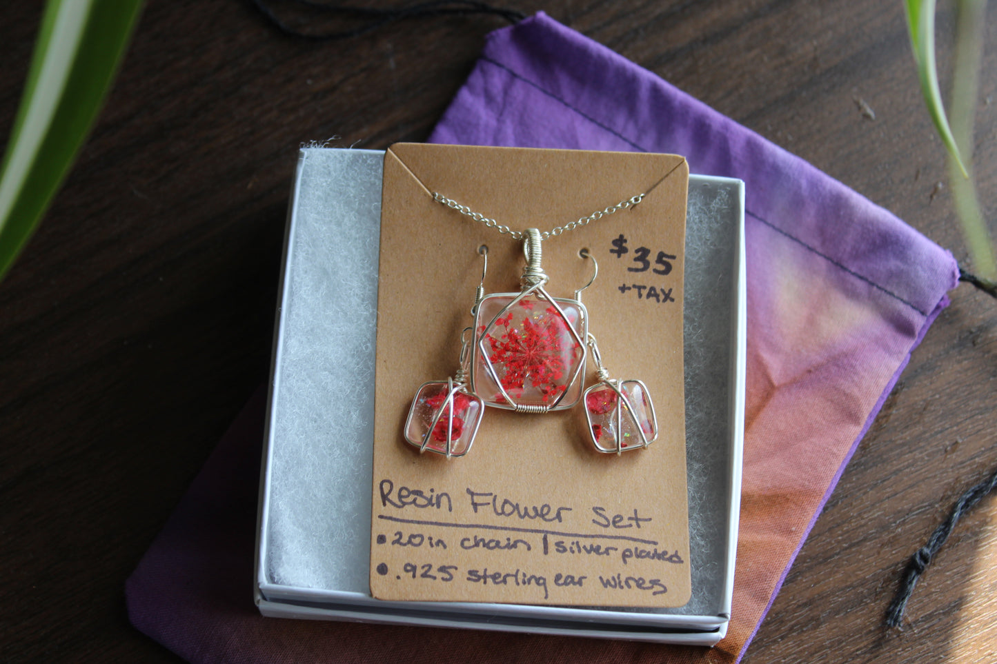 Resin Flower Set