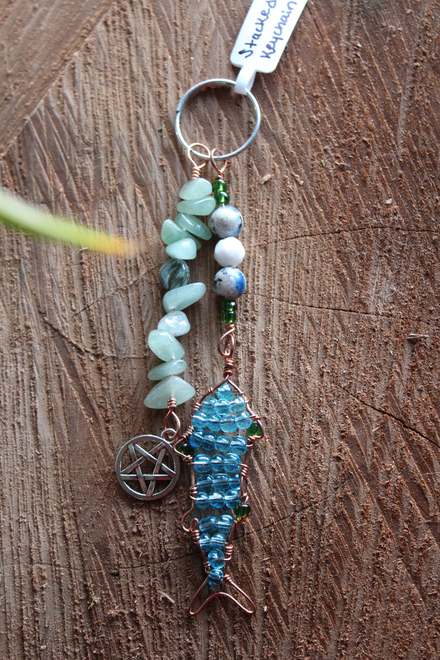 Stacked Fish Keychain