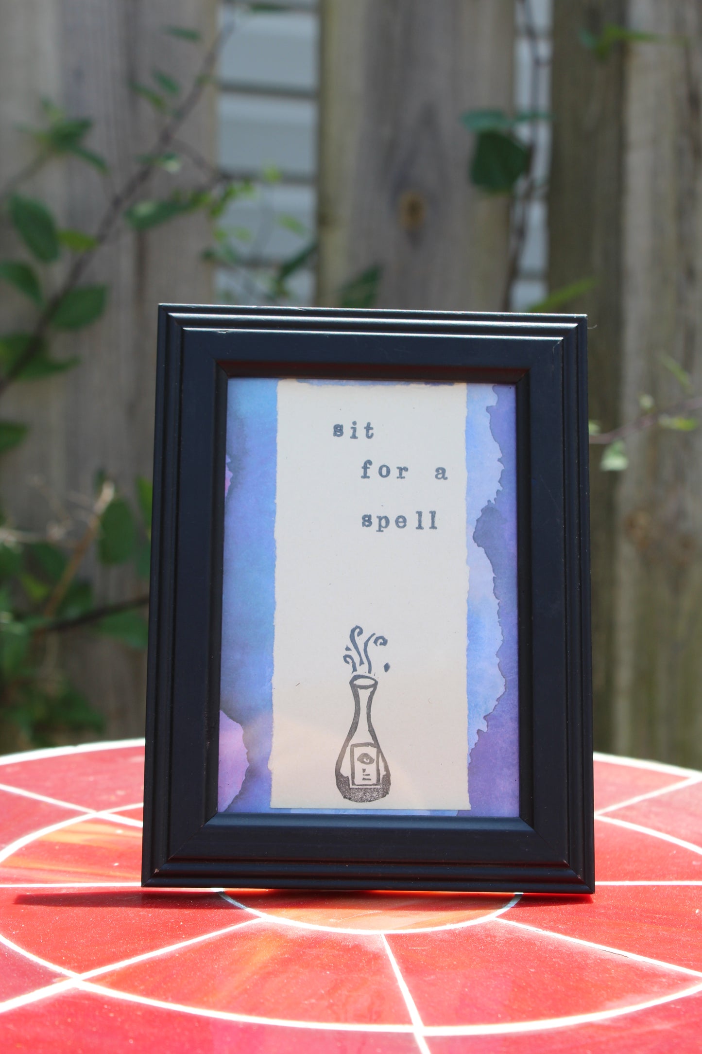 Sit For a Spell Framed Print