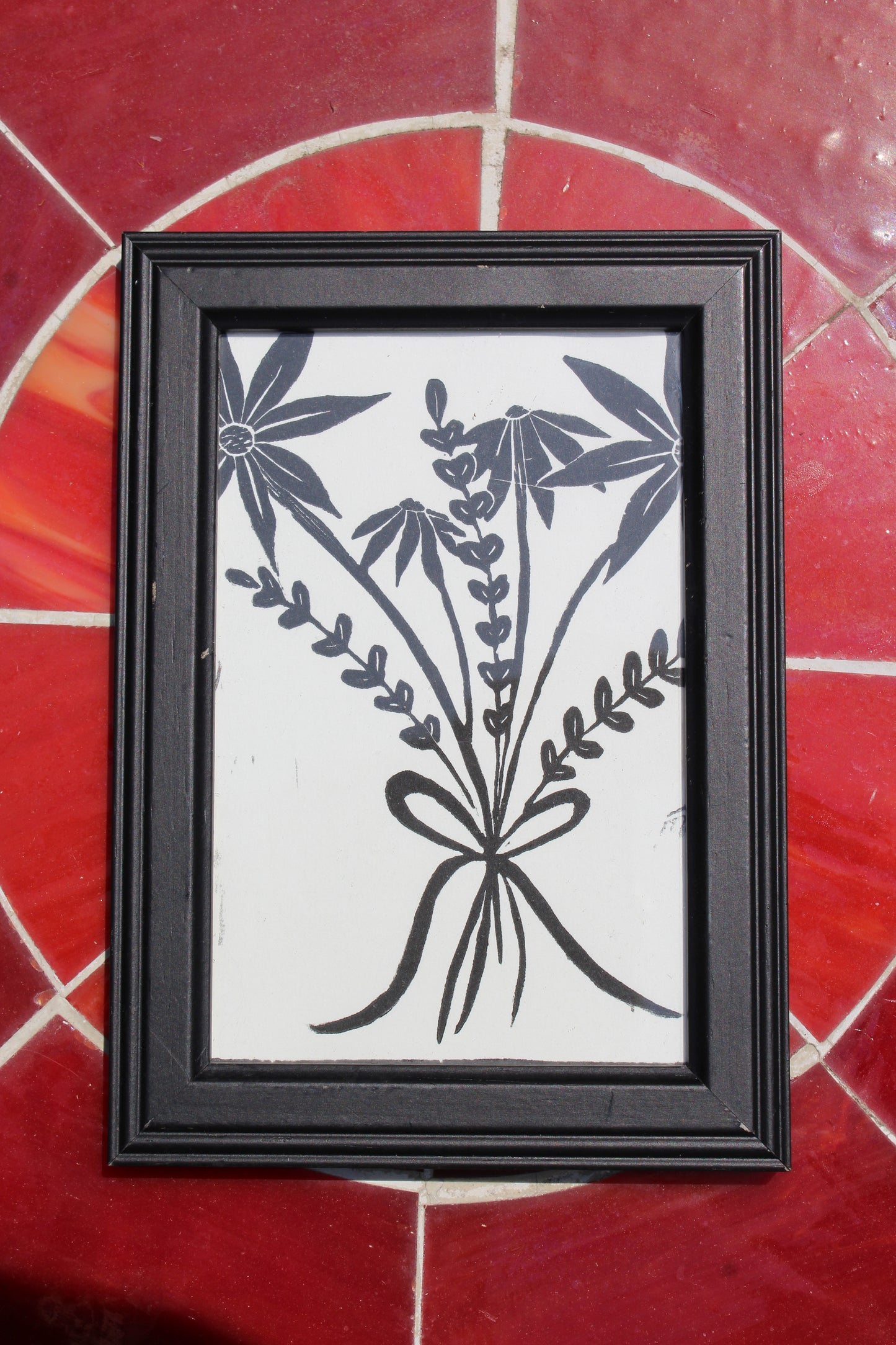 Bouquet of Flowers Framed Print