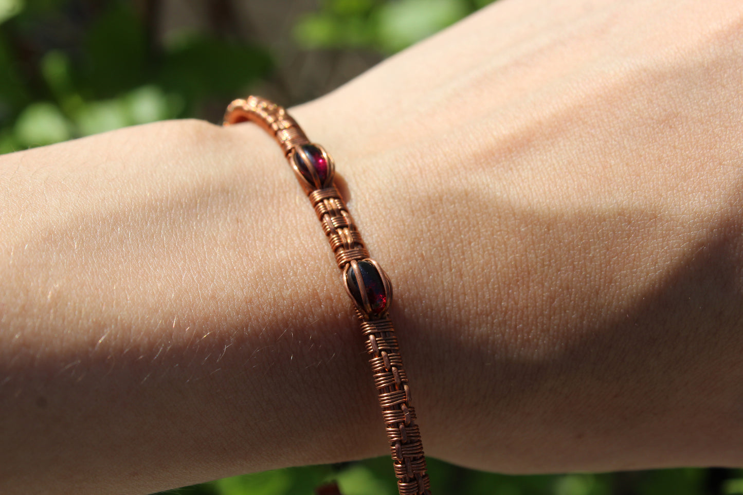 Garnet Adjustable Cuff