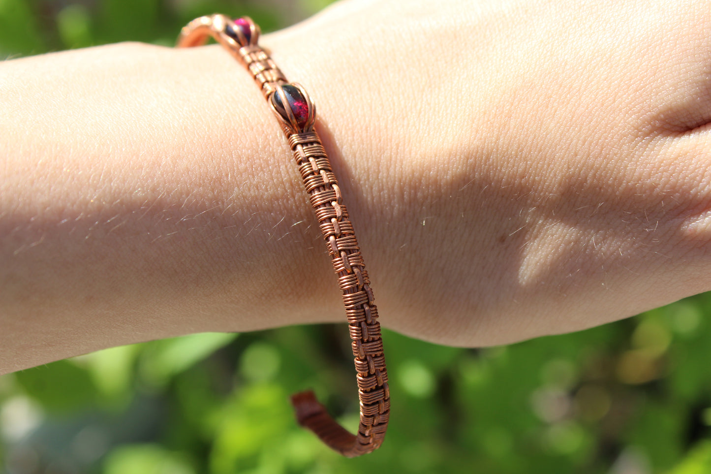 Garnet Adjustable Cuff