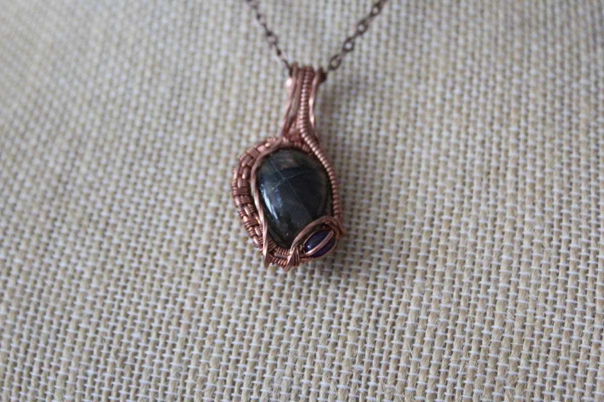 Labradorite & Amethyst