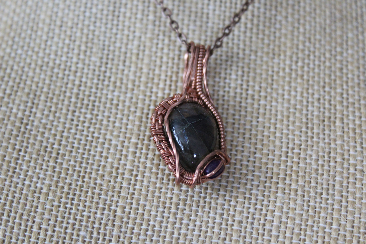 Labradorite & Amethyst