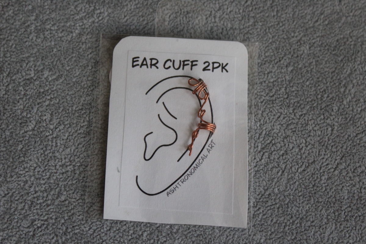 Copper Ear Cuffs - 2pk - E