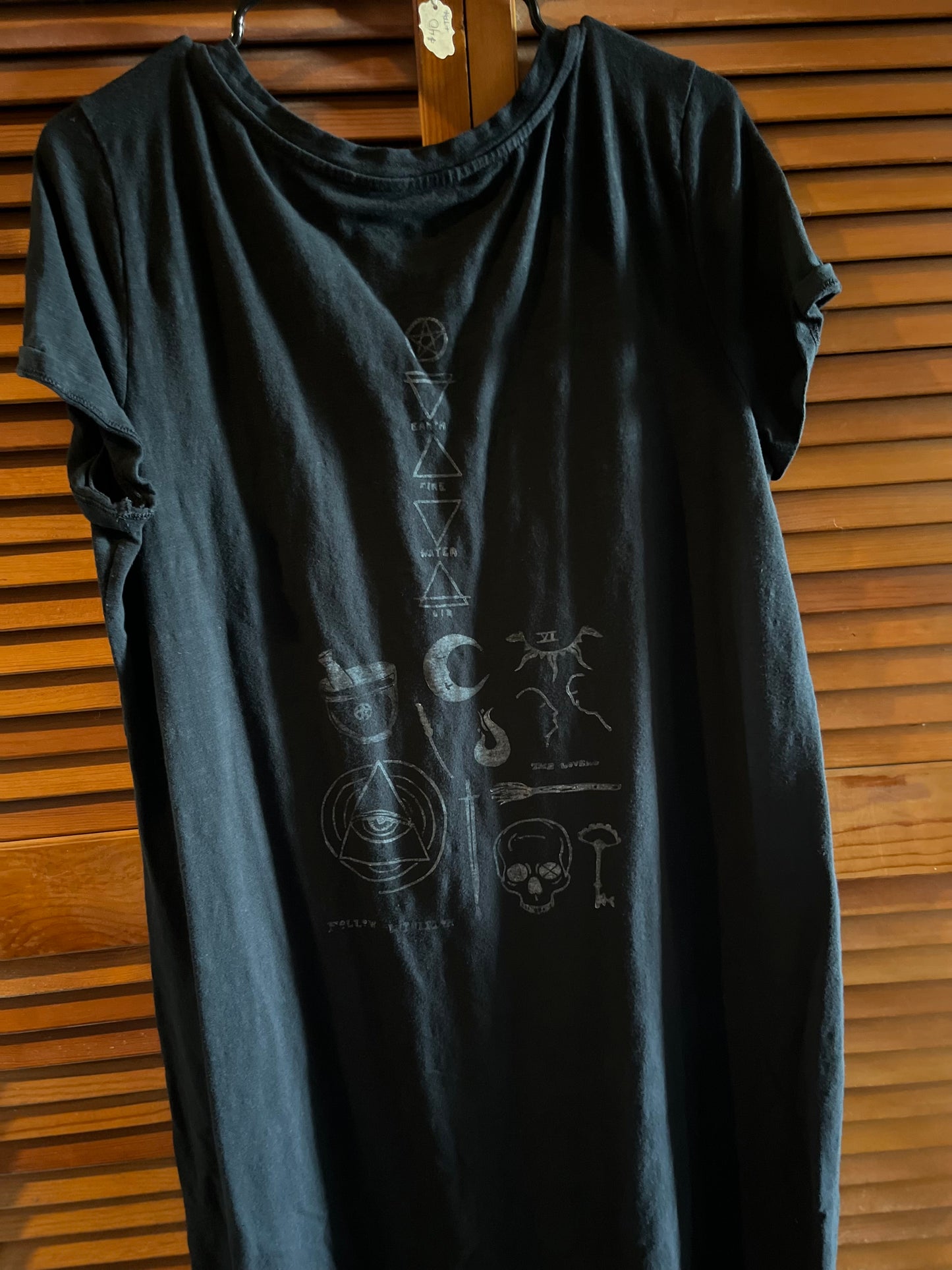 FEMME Size L Patchwork Dress