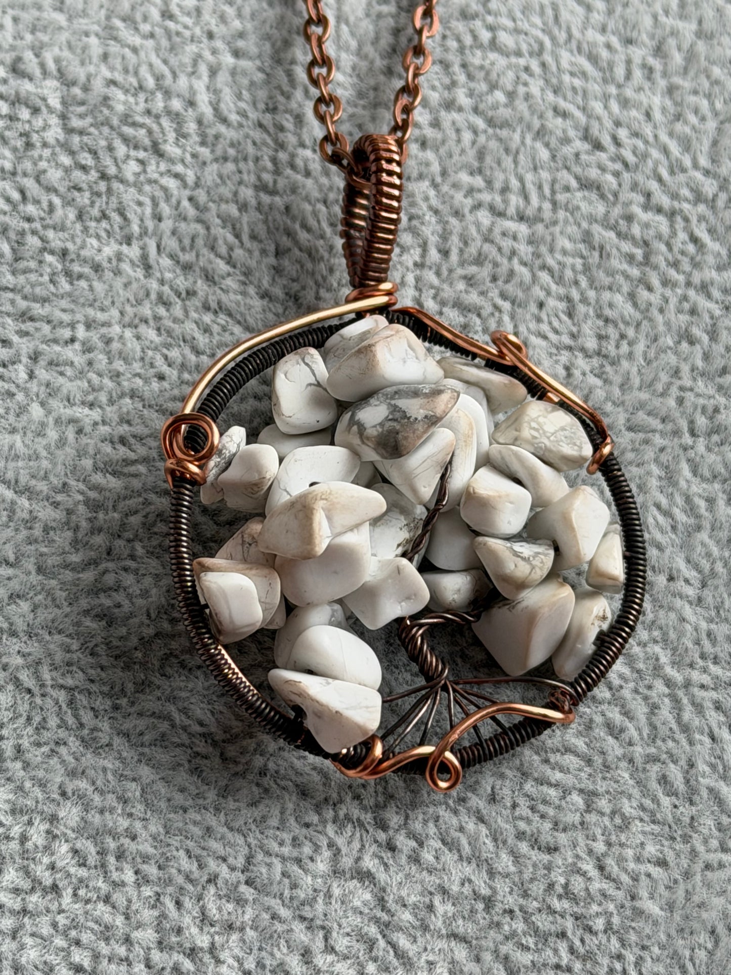 Howlite Tree of Life
