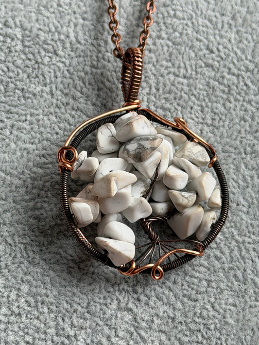 Howlite Tree of Life