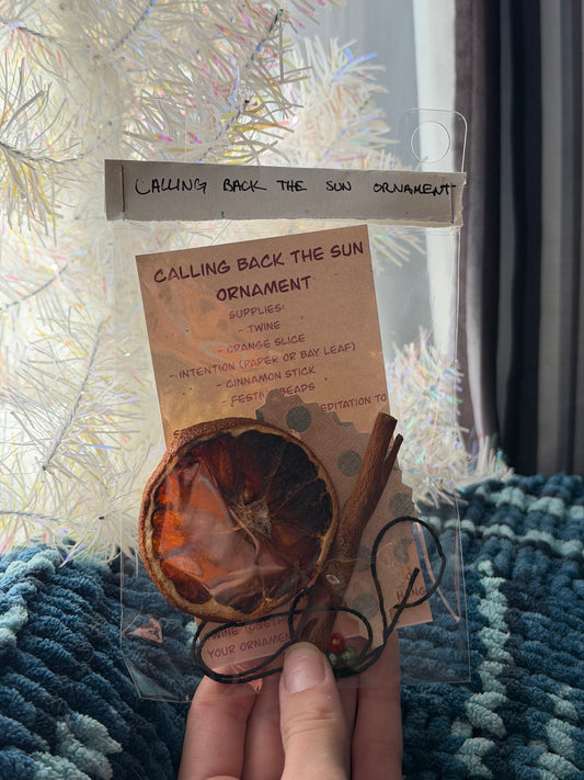 Calling Back The Sun Ornament Kit