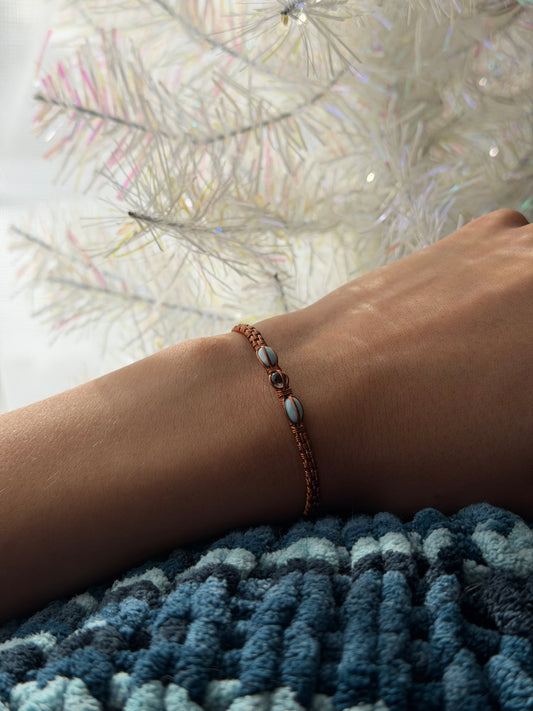 Larimar & Citrine Cuff