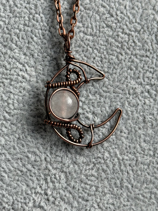 Quartz Crescent Moon