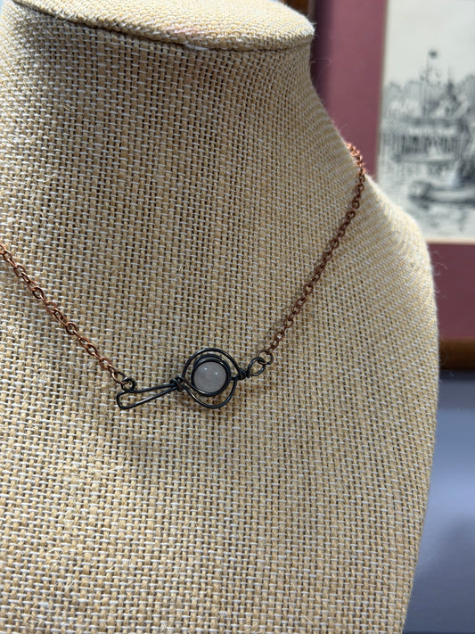 Quartz Magnifying Glass Pendant