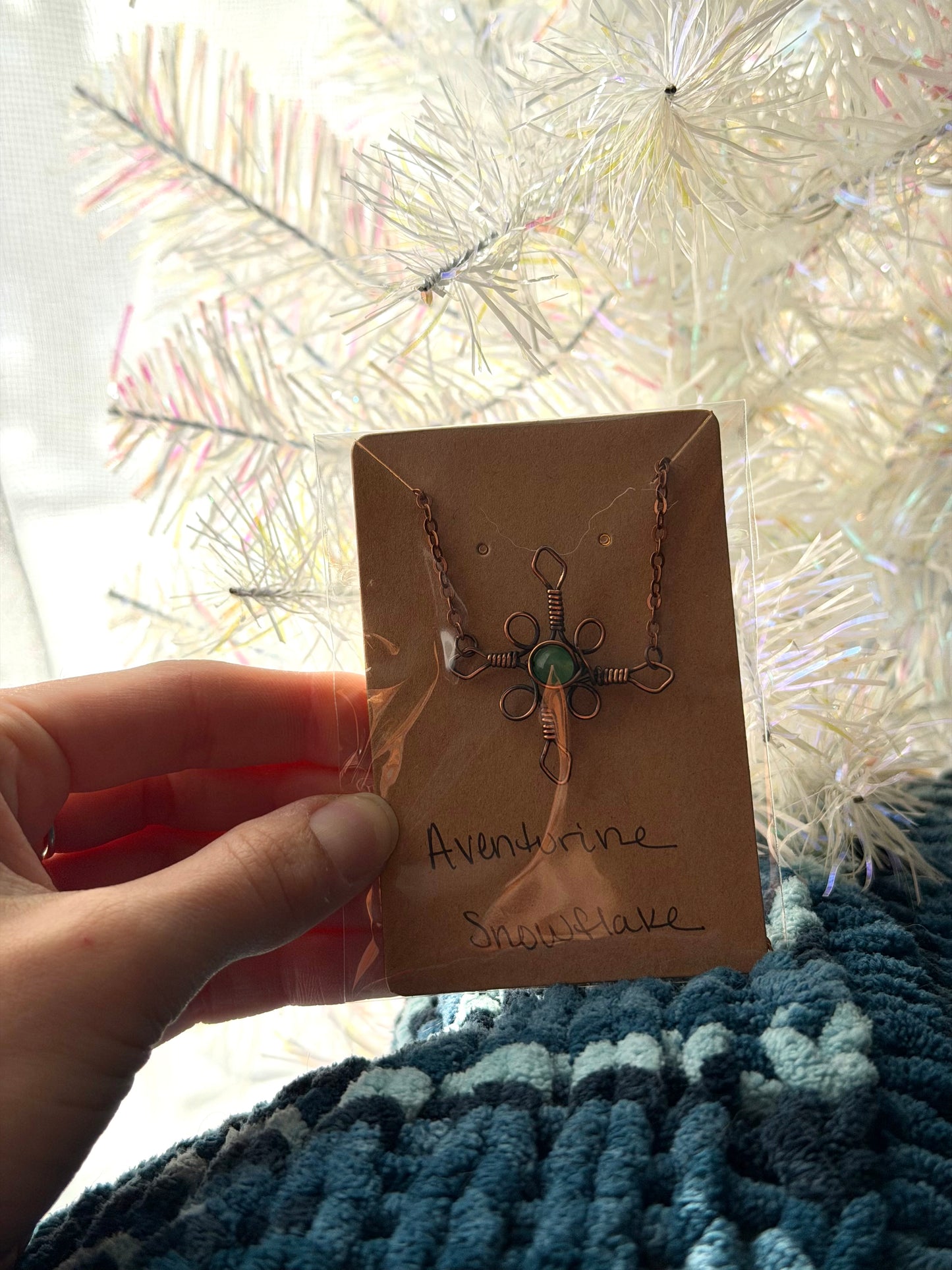 Aventurine Snowflake