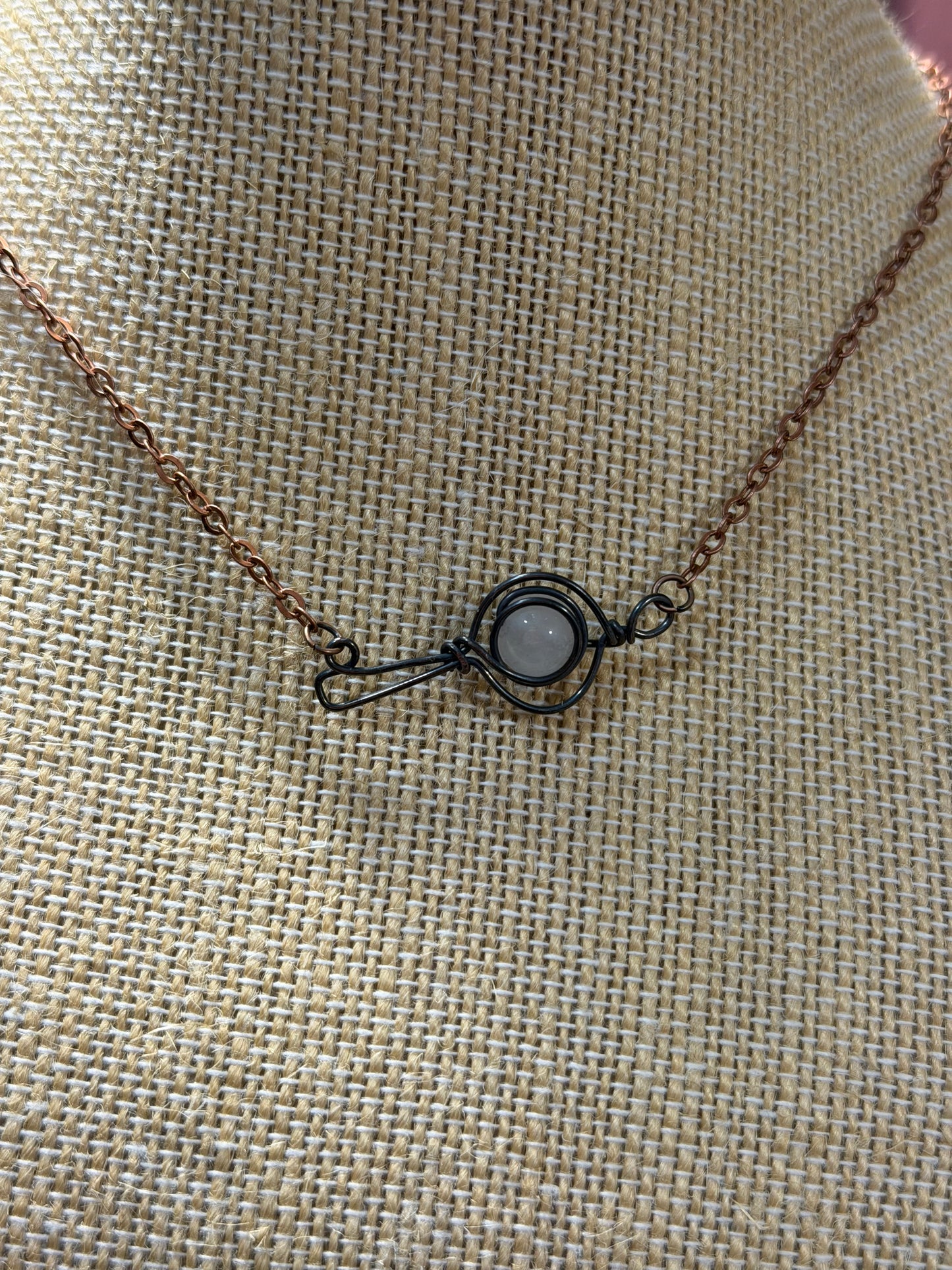 Quartz Magnifying Glass Pendant