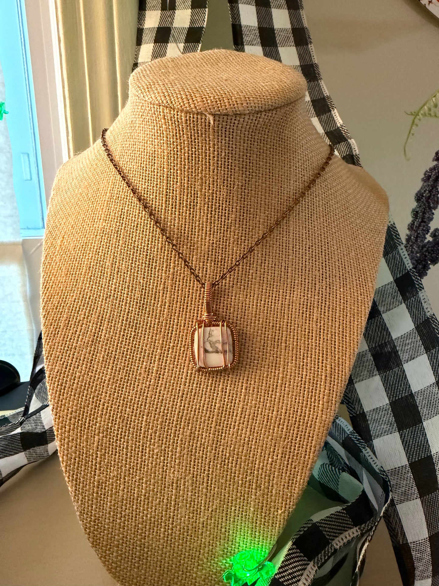 Howlite Pendant