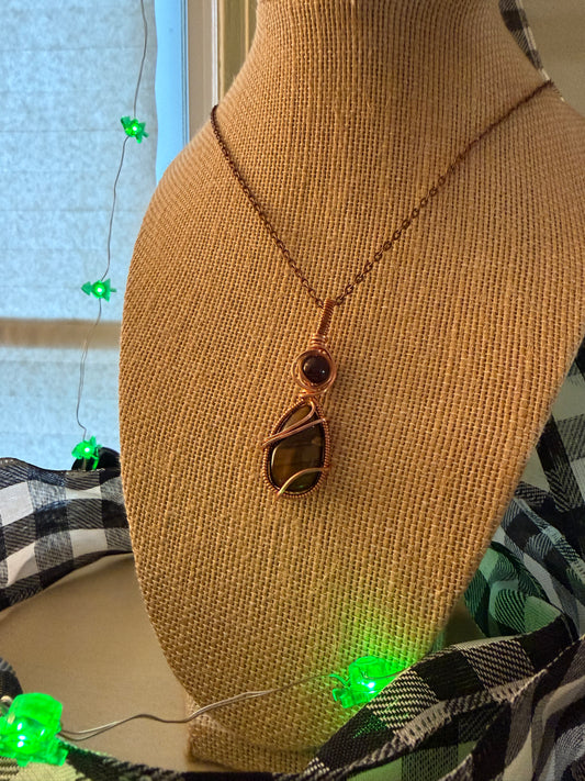 Garnet & Tiger’s Eye