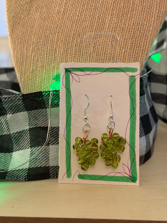 Green Grape Bundle Earrings