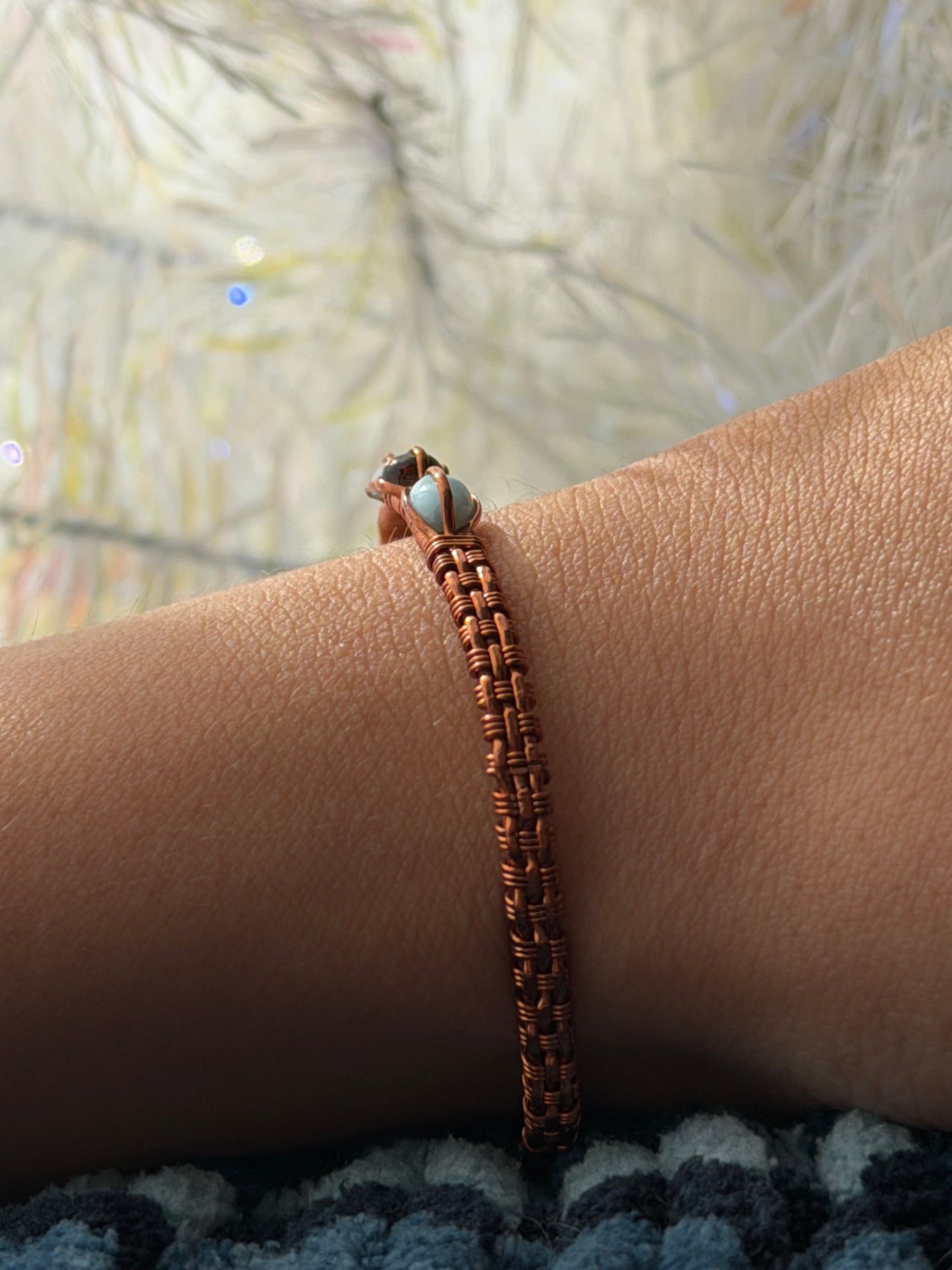 Larimar & Citrine Cuff