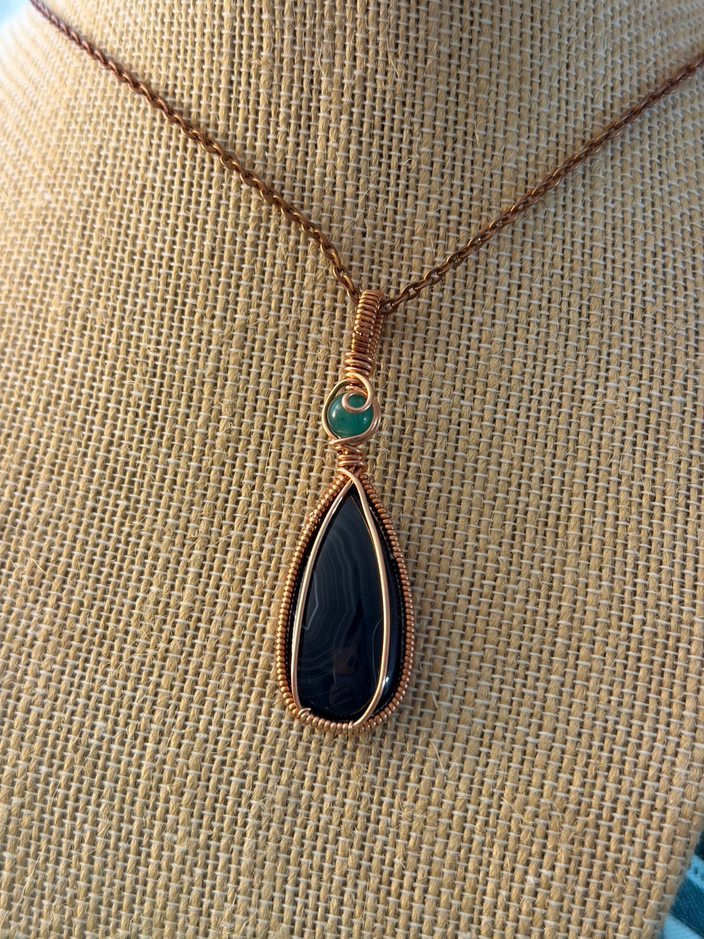 Aventurine & Black Banded Agate