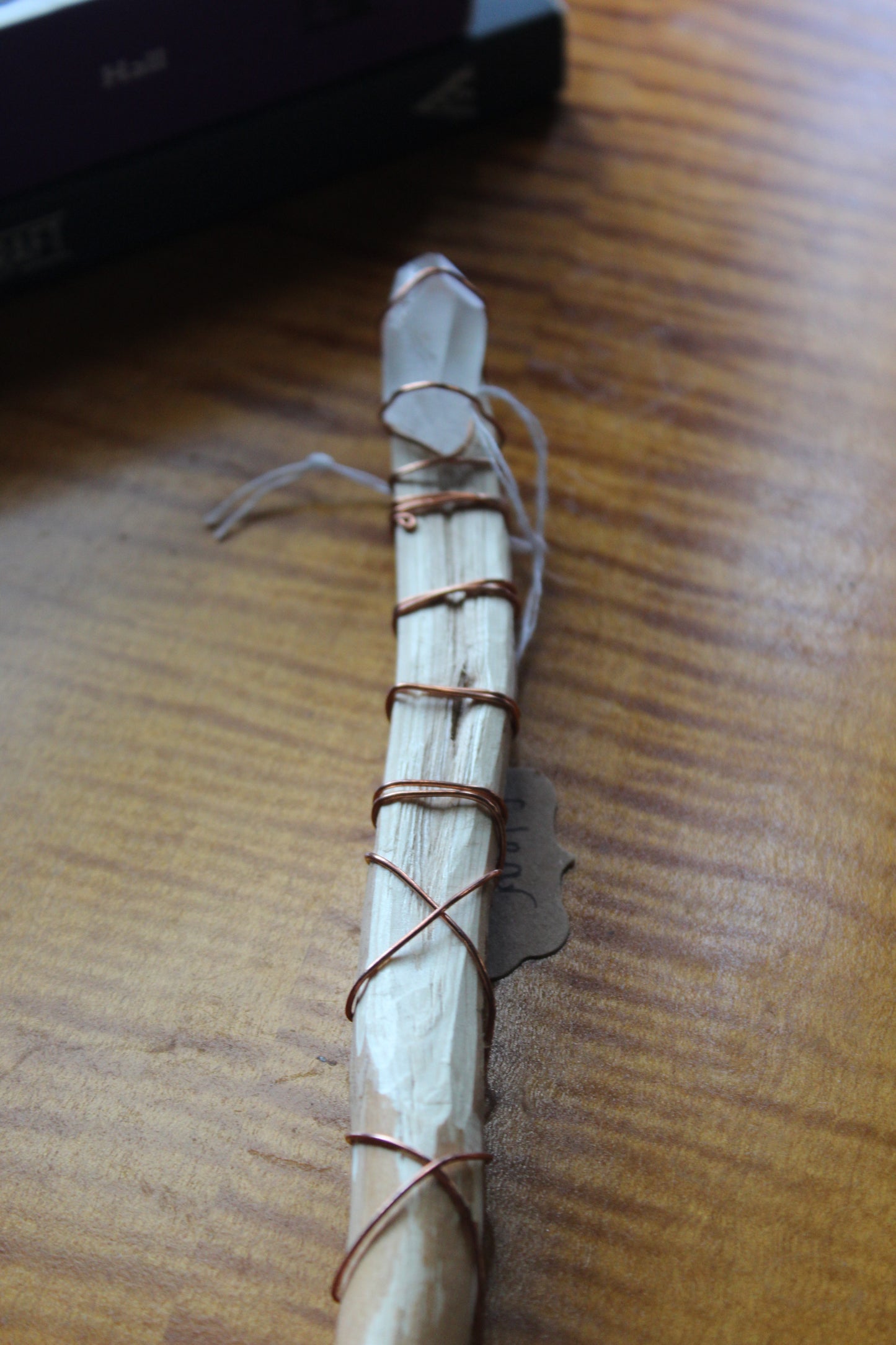 Clear Quartz Northwestern Red Cedar Wand