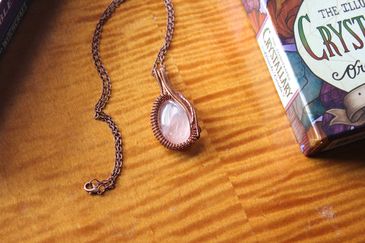 Rose Quartz Heady Pendant