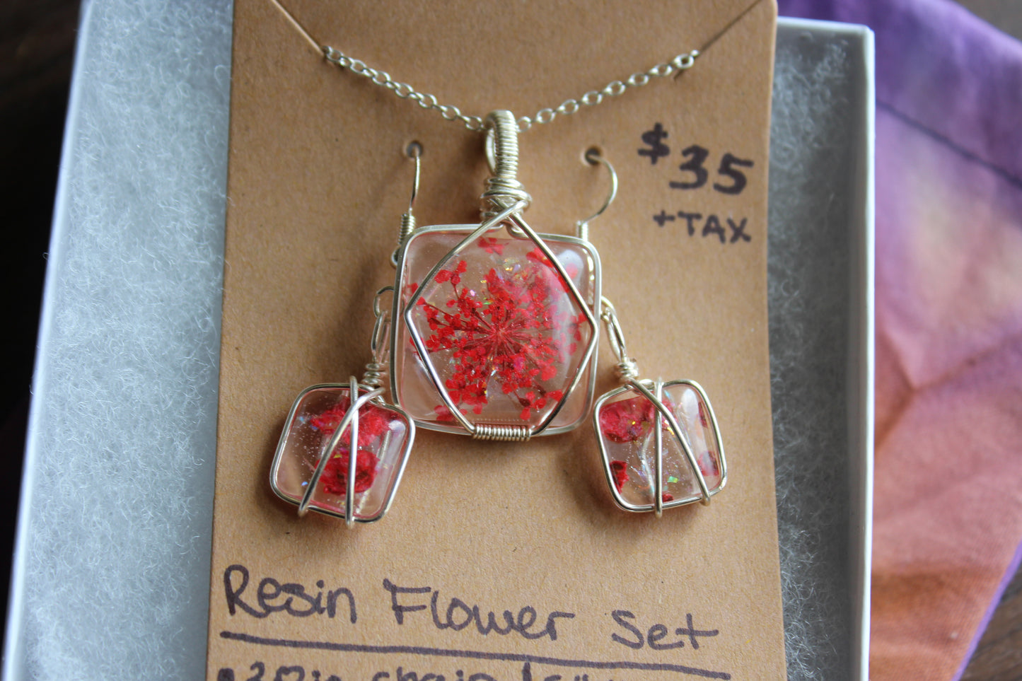 Resin Flower Set