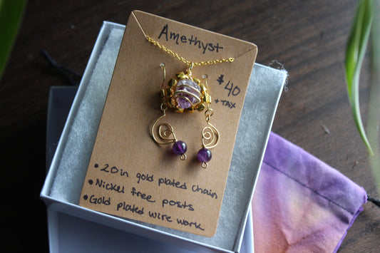 Amethyst Gift Set