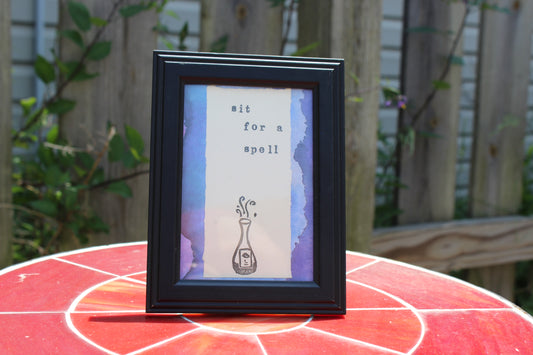 Sit For a Spell Framed Print