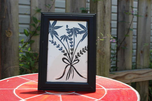 Bouquet of Flowers Framed Print