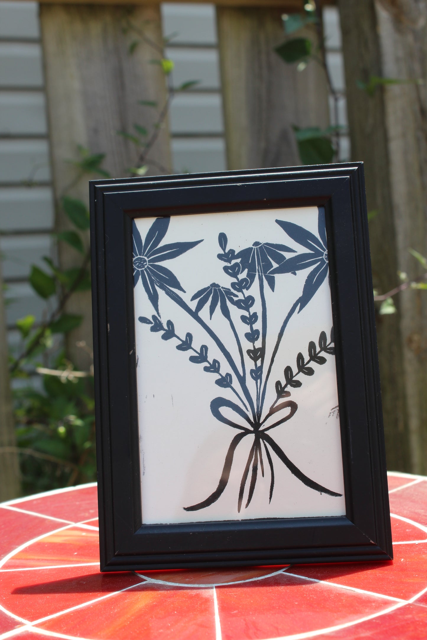 Bouquet of Flowers Framed Print