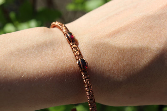 Garnet Adjustable Cuff
