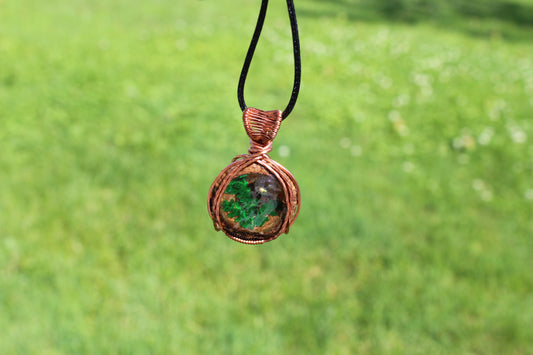 Labradorite Acorn Pendant