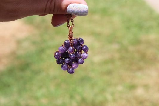 Purple Grape Pendant