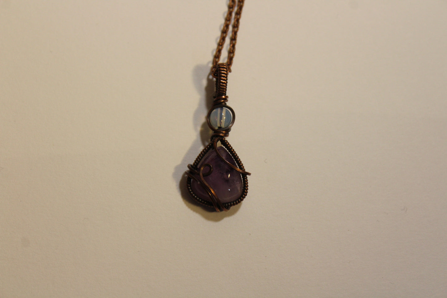 Opalite & Flourite Pendant